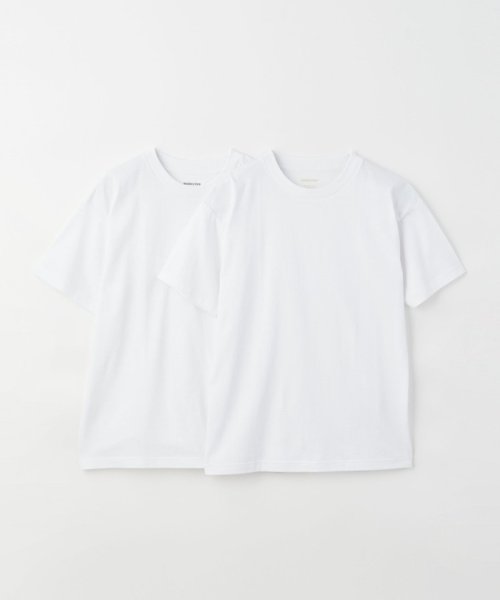 monkey time(モンキータイム)/＜monkey time＞ ORGANIC COTTON 2PACK TEE/Tシャツ/WHITE