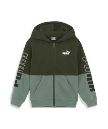 PUMA(プーマ)/キッズ ボーイズ PUMA POWER カラーブロック フーデッド ジャケット 120－160cm/MYRTLE