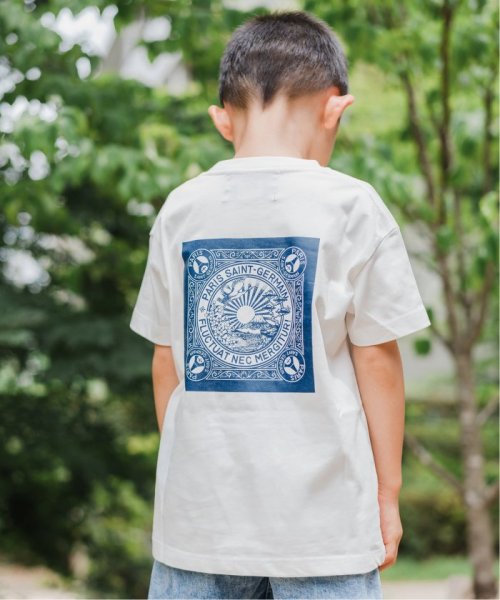 Paris Saint-Germain(Paris SaintGermain)/【Paris Saint－Germain×Makoto Yamaki】BANDANA プリントTシャツ　※キッズサイズ/ホワイト