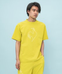 le coq sportif (ルコックスポルティフ)/LCS プリューム ハーフスリーブシャツ/ライムグリーン