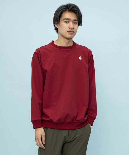 le coq sportif (ルコックスポルティフ)/LCS プリューム ロングスリーブシャツ/レッド