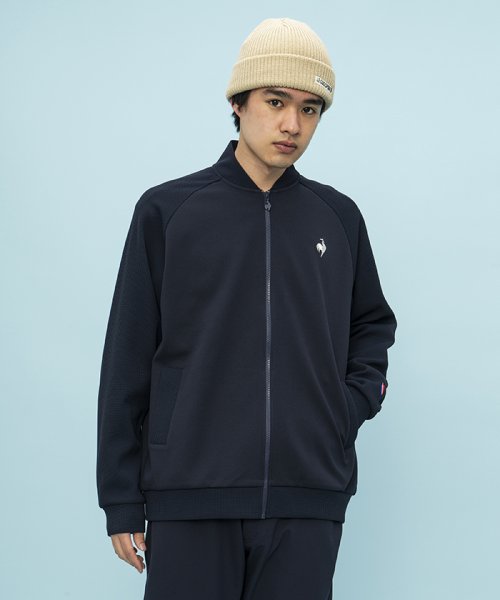 le coq sportif (ルコックスポルティフ)/ヘランカワッフル ボンバージャケット/ネイビー