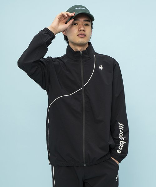 le coq sportif (ルコックスポルティフ)/ヒートナビクロス スタンドジャケット/ブラック