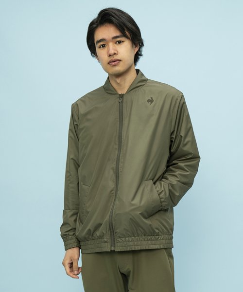 le coq sportif (ルコックスポルティフ)/スマートパディングジャケット/カーキ