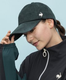 le coq sportif (ルコックスポルティフ)/スウェードライクキャップ/グリーン