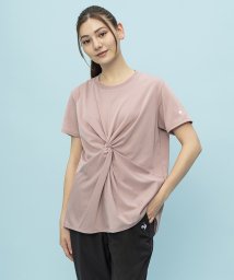 le coq sportif (ルコックスポルティフ)/スポットレス 半袖ツイストシャツ/ピンク
