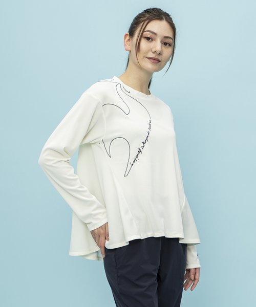 le coq sportif (ルコックスポルティフ)/スポットレス 長袖Tシャツ/ホワイト