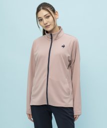 le coq sportif (ルコックスポルティフ)/防風ニットジャージ スタンドジャケット/ピンク