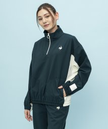 le coq sportif (ルコックスポルティフ)/LCS プリューム ハーフジップジャケット/グリーン