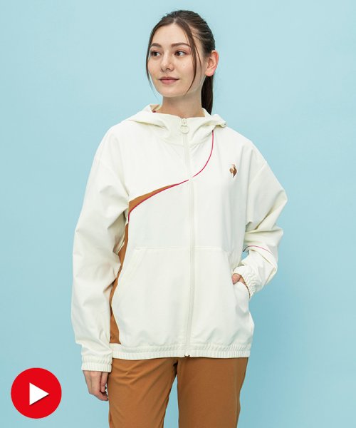 le coq sportif (ルコックスポルティフ)/【池田エライザ着用】LCS プリュームジャケット/ホワイト