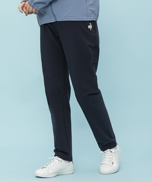 le coq sportif (ルコックスポルティフ)/【池田エライザ着用/光吸収発熱】ヒートナビクロス エアスタイリッシュパンツ ルフフォルム(秋冬用)/ネイビー