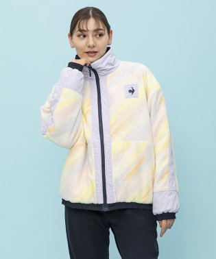 le coq sportif /リバーシブル プリントフリースジャケット/505415212