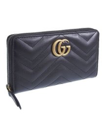 GUCCI/GUCCI グッチ GG MARMONT マーモント ラウンドファスナー 長財布 レザー/505439472