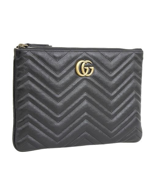 GUCCI グッチ GG MARMONT マーモント クラッチ バッグ ポーチ レザー 
