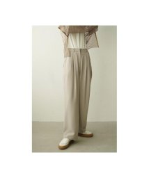 LHP(エルエイチピー)/CLANE/クラネ/BASIC TUCK PANTS/ベージュ