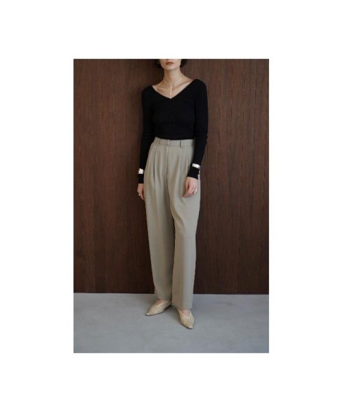 LHP(エルエイチピー)/CLANE/クラネ/BASIC TUCK PANTS/ベージュ