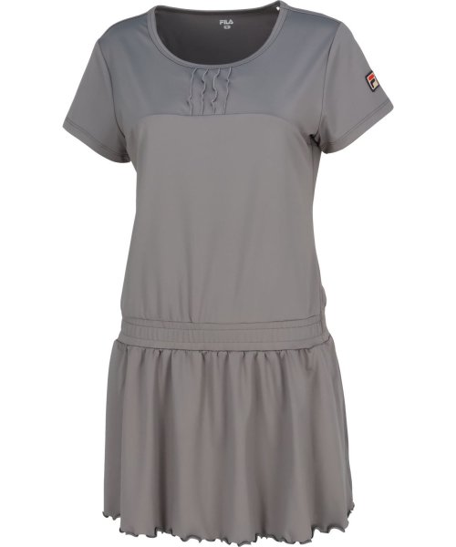 FILA（ZETT Ladies）(フィラ（ゼット　レディース）)/【テニス】メロウ フィットワンピース レディース/グレー