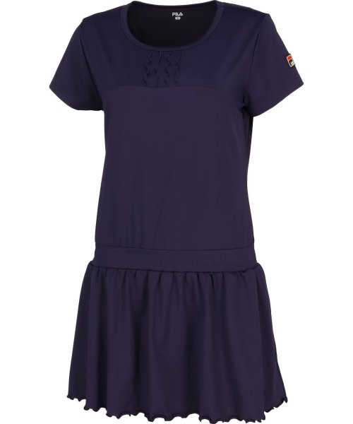 FILA（ZETT Ladies）(フィラ（ゼット　レディース）)/【テニス】メロウ フィットワンピース レディース/ネイビー