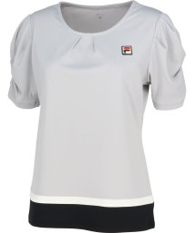 FILA（ZETT Ladies）(フィラ（ゼット　レディース）)/【テニス】ギャザー Tシャツ レディース/グレー