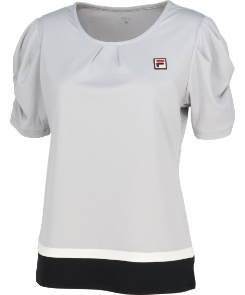 テニス】ギャザー Tシャツ レディース(505443255) フィラ(ゼット レディース)(FILA(ZETT Ladies)) MAGASEEK