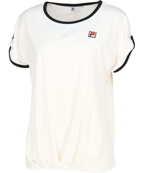 テニス】ウェストタック ドロップショルダー Tシャツ レディース(505443256) フィラ(ゼット レディース)(FILA(ZETT Ladies)) MAGASEEK
