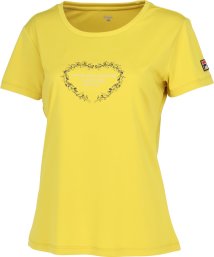 FILA（ZETT Ladies）(フィラ（ゼット　レディース）)/【テニス】ハート冠 ラメプリント Tシャツ レディース/イエロー