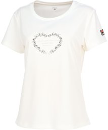 FILA（ZETT Ladies）(フィラ（ゼット　レディース）)/【テニス】ハート冠 ラメプリント Tシャツ レディース/オフホワイト