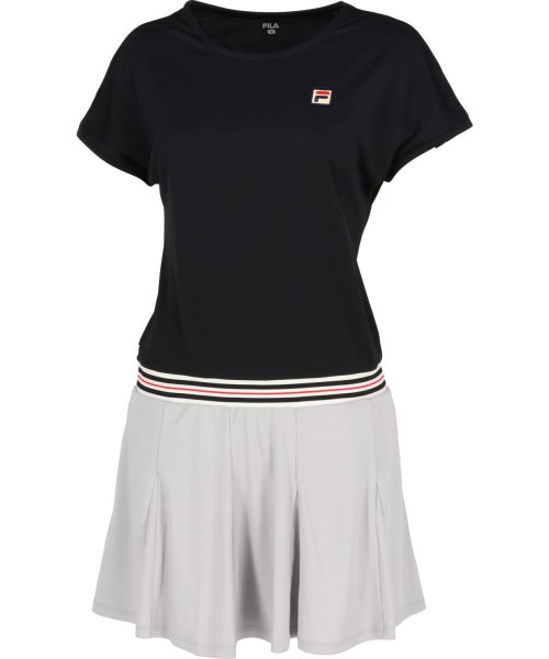 テニス】ドロップショルダー 切替 ワンピース レディース(505443266) フィラ(ゼット レディース)(FILA(ZETT Ladies)) MAGASEEK
