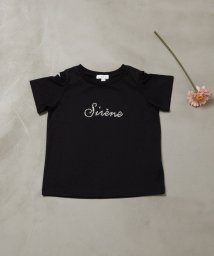 a.v.v(KID'S)/[100－130]ラインストーンロゴオフショルＴシャツ/505412091