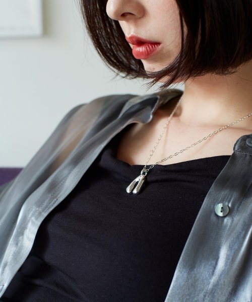 nothing and others(ナッシングアンドアザース)/Smoothly motif Necklace/シルバー
