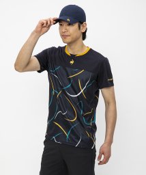 le coq sportif (ルコックスポルティフ)/グラフィックゲームシャツ/ネイビー