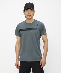 le coq sportif (ルコックスポルティフ)/プリントプラクティスシャツ/ライトブルー