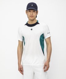 le coq sportif (ルコックスポルティフ)/Aile forme(エール フォルム)ゲームシャツ/ホワイト