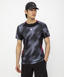 le coq sportif (ルコックスポルティフ)/Aile forme(エール フォルム)グラフィックゲームシャツ【アウトレット】/ブラック