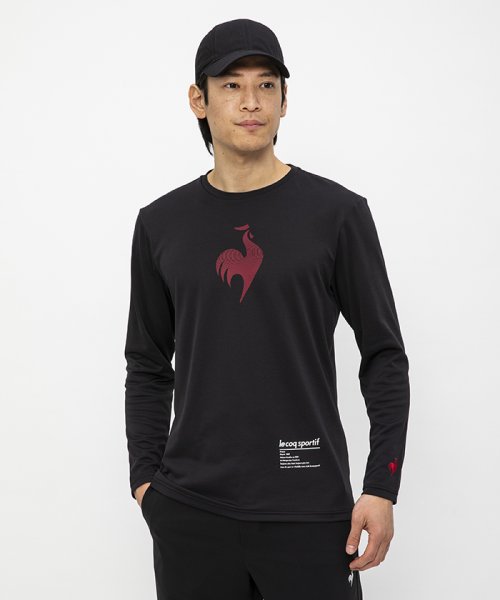 le coq sportif (ルコックスポルティフ)/長袖プラクティスシャツ【アウトレット】/ブラック