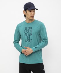 le coq sportif (ルコックスポルティフ)/杢スムース長袖シャツ/グリーン