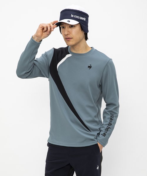 le coq sportif (ルコックスポルティフ)/ライトスウェットシャツ/ライトブルー