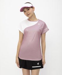 le coq sportif (ルコックスポルティフ)/カラー切替ゲームシャツ/ピンク