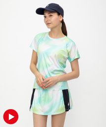 le coq sportif (ルコックスポルティフ)/Aile forme(エール フォルム) グラフィックゲームシャツ【アウトレット】/グリーン