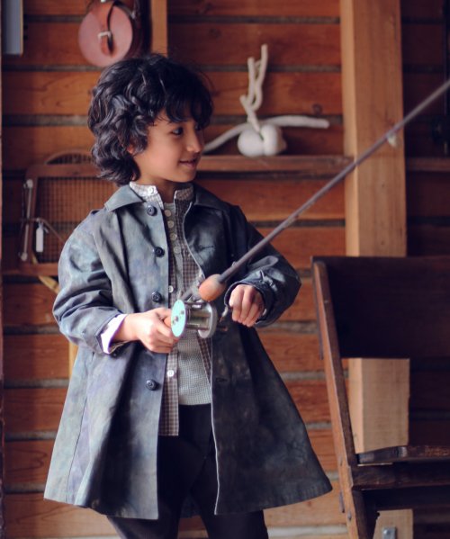 セール】コットンウェザー 注染 Aラインコート(505430439) | フィス  