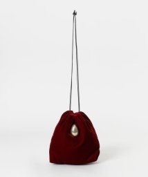 URBAN RESEARCH(アーバンリサーチ)/『一部別注カラー』JAMIRAY　EGGVELVET D/S PUFFER BAG/別注RED