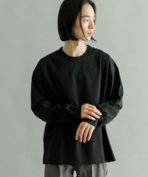 URBAN RESEARCH(アーバンリサーチ)/シルケットポンチロングスリーブ/BLACK