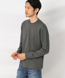 TAKEO KIKUCHI(タケオキクチ)/テーラード Tシャツ　ロングスリーブ/チャコールグレー（014）
