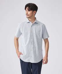 ABAHOUSE/【FLEX SHIRTS】接触冷感 ペンストライプ　半袖シャツ/505444608