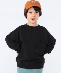 SHIPS KIDS(シップスキッズ)/*SHIPS KIDS:100～160cm / マイクロ ロゴ スウェット/ブラック