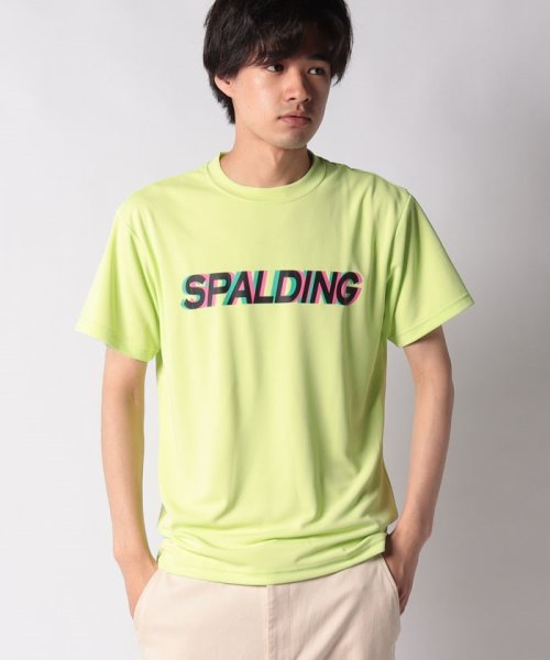 SPALDING(スポルディング)/【SPALDING/スポルディング】プリントT/ライムグリーン