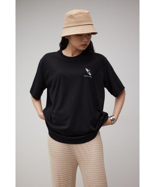 AZUL by moussy(アズールバイマウジー)/SBC SURF ファンク1P刺繍Tシャツ/BLK