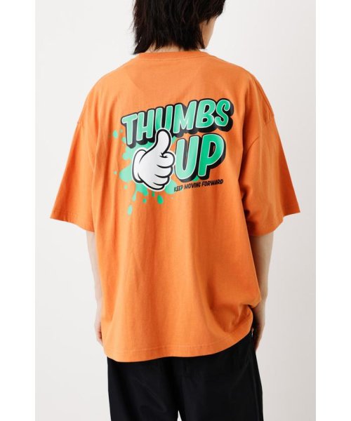 RODEO CROWNS WIDE BOWL(ロデオクラウンズワイドボウル)/THUMBS UP Tシャツ/ORG