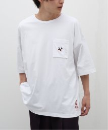 JOURNAL STANDARD relume Men's(ジャーナルスタンダード　レリューム　メンズ)/接触冷感【CLOVERU / クローバル】SHELTECH ポケットTEE with Cloveru Swallow/ホワイト