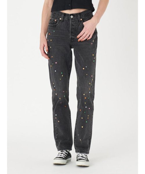 Levi's(リーバイス)/501(R) ジーンズ FOR WOMEN ブラック GLITTER BOMB/BLACKS